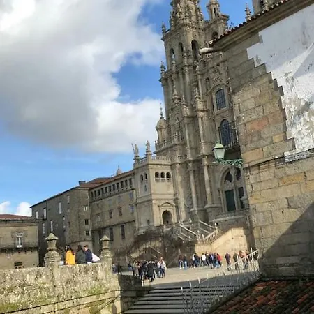 Apartamento Con Vistas A La Catedral Saint-Jacques-de-Compostelle Extérieur photo